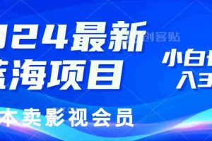（11894期）2024最新蓝海项目，0成本卖影视会员，小白也能日入3位数