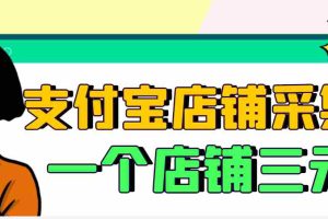 （2974期）【信息差项目】支付宝店铺采集项目，只需拍三张照片，轻松日赚300-500