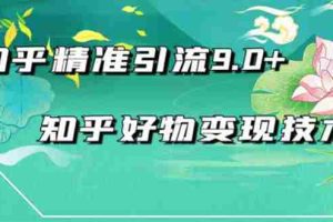 （1663期）2021最新知乎精准引流9.0+知乎好物变现技术：轻松月入过万（21节视频+话术)