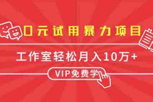 （1633期）0元试用暴力项目：一个员工每天佣金单500到1000，工作室月入10万+