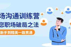 （4482期）职场沟通训练营：教您职场破局之法，从新手到精英一路贯通