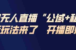 （17098期）淘宝无人直播最新玩法，包含私域和公域两种玩法