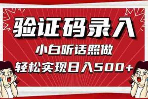 （14540期）信息录入，几秒一单，只需一部手机，小白轻松上手，日入500＋