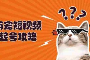 （13135期）萌宠-短视频起号攻略：定位搭建推流全解析，助力新手轻松打造爆款
