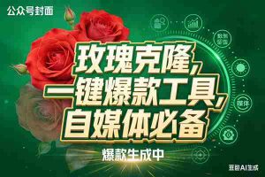 （17813期）玫瑰克隆，ai鲁大魔工具，自媒体必备神器，一键爆款，详细教程。