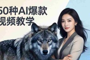 （17815期）50种AI爆款视频教学：影视级古诗词+治愈萌宠+山海经蛟龙，高阶宝典商业落地